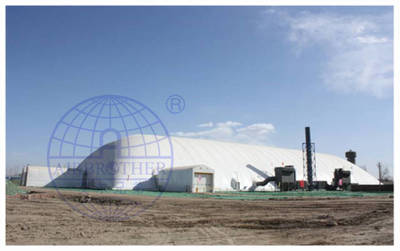 气膜建设封闭煤场工程 绿色储煤新篇章与工程设计要点